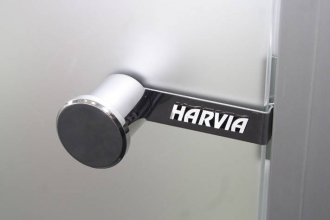 Стеклянная дверь для сауны Harvia STG 70x190, стекло бронза, коробка ольха