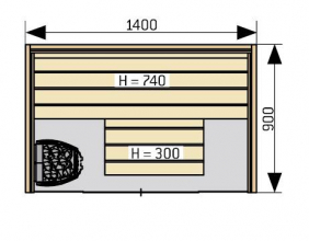 Сауна Harvia Capella SC1409