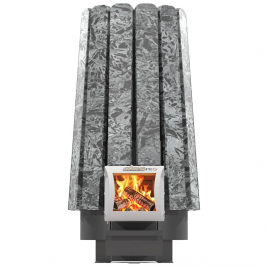 Дровяная банная печь GrillD Cometa Vega 240 Long Stone Pro (Серпентинит)