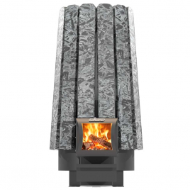 Дровяная банная печь GrillD Cometa Vega 240 Long Stone (Серпентинит)