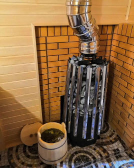 Дровяная банная печь GrillD Cometa Vega 240 Long Max Pro