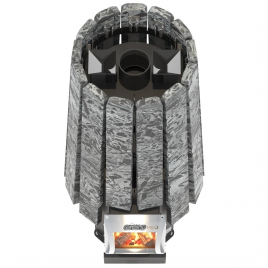 Дровяная банная печь GrillD Cometa Vega 240 Short Stone Pro (Серпентинит)