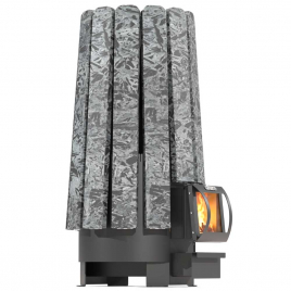 Дровяная банная печь GrillD Cometa Vega 240 Short Stone (Серпентинит)