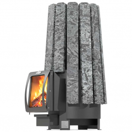 Дровяная банная печь GrillD Cometa Vega 240 Short Max Stone (Серпентинит)