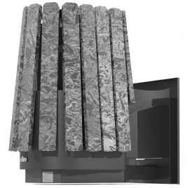 Дровяная банная печь GrillD Cometa Vega 450 Long Max Stone (Серпентинит)