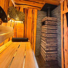 Дровяная банная печь GrillD Shaman 400 Long Max
