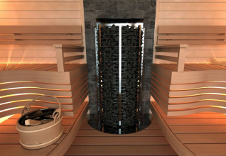 Печь для сауны Sawo Tower TH9-150NI-WL-P пристенная, 15 кВт, без пульта