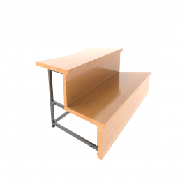 Подиум для купели Bentwood, лиственница натуральная, сегмент 1/8
