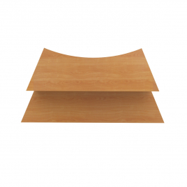 Подиум для купели Bentwood, лиственница натуральная, сегмент 1/8